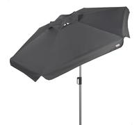 Sombrilla de Jardín Hexagonal Inclinable con Protección UV50, 230 Cm, Antracita