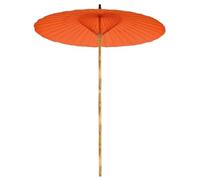 Sombrilla de jardín impermeable hecha a mano de 200 cm, para protección solar, pantalla de papel aceitado chino, fácil instalación, elegante toldo de patio, no necesita base