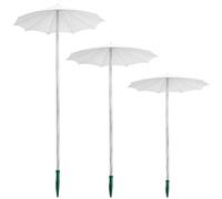 Sombrilla De Jardín Para Plantas, Sombrilla Para Plantas, Mini Sombra Pequeña Retráctil De 3 Piezas - Para Balcón, Plántulas De Jardín, Camas De Flores, Invernadero, Patio, Terraza, Césped, Porche