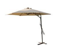 Sombrilla de jardín parasol descentrado de exterior de forma redonda poste la...