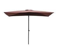Sombrilla de jardín rectangular ajustable duradera para patio al aire libre, toldo de playa versátil para balcón, patio y jardín, diseño montado en la pared para una máxima cobertura