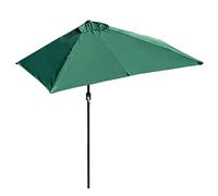 Sombrilla de Media caña de 2 m y 2,5 m para Jardines pequeños y Resistentes, Ideal para Colocar contra la Pared, el Porche o la Ventana, con Sistema de manivela fácil de Usar