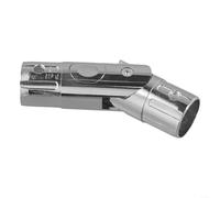 Sombrilla de metal para patio, manivela desmontable de repuesto para jardín, balcón, terraza, accesorio plateado para paraguas al aire libre