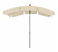 Sombrilla De Patio Tropico De Medio Tramo Natural 210Cm UPF50+ Protección Solar