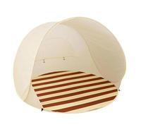 Sombrilla de playa plegable - Tienda con instalación automática instantánea 145 x 145 cm | de exterior resistente a los rayos UV para un máximo de 3 personas | Tienda de viaje ligera de 1300 g