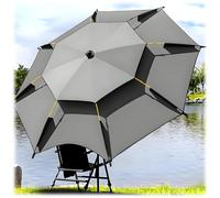 Sombrilla de Playa portátil con Anclaje Arena, sombrilla jardín Exterior Resistente al Viento y Alta Resistencia, Patio protección Solar, Ligera Ajustable 360°, sombrillas Pesca 2 m