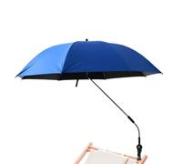 Sombrilla de playa portátil genérica, ajustable 360° resistente a los vientos, paraguas al aire libre refugio solar | Para piscina al aire libre patio patio camping pesca picnic vacaciones silla