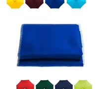 Sombrilla de repuesto 3M con 8 varillas, impermeable y resistente a los rayos UV, para sombrilla offset, tela azul, ideal para patio y jardín al aire libre, 9 pies