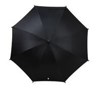 Sombrilla Dooky para cochecito o silla de paseo (universal y flexible, protección UPF 50+, flexibilidad de 180 grados, tecnología flex, sistema easyfix, repelente al agua), Negro