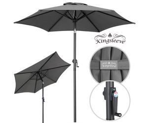 Sombrilla Fiji antracita 200cm inclinable impermeable