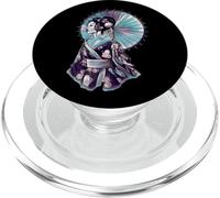 Sombrilla Geisha Hermosa hermosa tatuaje arte samurai PopSockets PopGrip para MagSafe