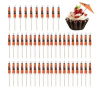 Sombrilla Halloween Cóctel | Palillos de Frutas Decorativos Coloridos de Halloween | Palillos Sombrilla para Cócteles | para, Bares, Barbacoas, Verano, Bodas, Bocadillos, Sándwiches y Aperitivos