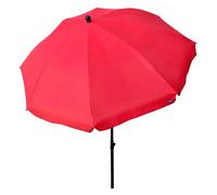 Sombrilla jardín 240 cm uv30 color rojo aktive beach