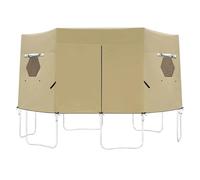 Sombrilla para cama elástica | Toldo plegable para pérgola para jardín, patio y uso al aire libre, protección UV y resistente a la intemperie