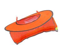 Sombrilla para Casco de Seguridad, Protección Solar Grande (ORANGE) | Malla transpirable, Protección UV, Alta visibilidad, Secado rápido, Estirable