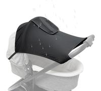 Sombrilla Para Cochecito De Bebé - Toldo Para Cochecito De Bebé De Doble Vía Protección UV Cubierta Para Lluvia | Accesorio De Viaje Al Aire Libre Plegable Extensible De Malla De Algodón | Escudo