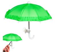 Sombrilla para Movil FaJoek Paraguas de Teléfono Móvil, Soporte Movil, Soporte de Ventosa para Teléfono, Mini Paraguas, Soporte del Teléfono con Sombrilla, Sombrilla Mini para Movil (Verde)