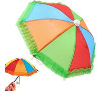 Sombrilla para Movil FaJoek Paraguas de Teléfono Móvil, Soporte Movil, Soporte de Ventosa para Teléfono, Mini Paraguas, Soporte del Teléfono con Sombrilla, Sombrilla Mini para Movil (Color)