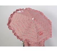 Sombrilla para silla de paseo + flexo universal. Parasol flor roja