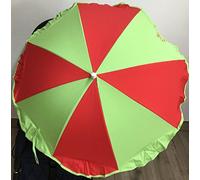 Sombrilla para silla de paseo + flexo universal. Parasol roja verde