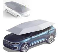 Sombrilla para Techo de Coche para toldos Exteriores,Cubierta Universal para sombrilla Parasol de Coche,automática con Mando a Distancia,aplicable a la mayoría de Modelos de Coche Silvergray-4.2m