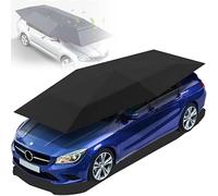Sombrilla para Techo de Coche para toldos Exteriores,Cubierta Universal para sombrilla Parasol de Coche,automática con Mando a Distancia,aplicable a la mayoría de Modelos de Coche Black-5m