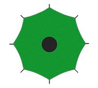 Sombrilla Para Trampolín,Cubierta Para Trampolín Al Aire Libre, Cubierta Protectora Para Trampolín, Cubierta De Trampolín, Sombrilla Impermeable Para Patio Trasero Al A(Size:10FT- 8 Poles,Color:verde)