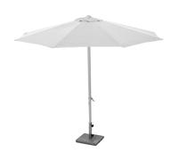 SOMBRILLA PARASOL DE JARDÍN POSTE CENTRAL BLANCO Ø 3 M EN ALUMINIO MOD. MICHIGAN