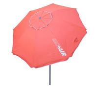 Sombrilla playa antiviento ø220 cm c/mástil reclinable y protección uv50 aktive