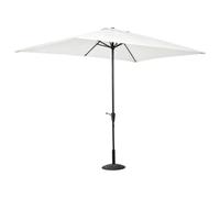 Sombrilla rectangular para terraza, 200 x 300 cm, revestimiento de tela | Juego de sombrilla de terraza para terraza, cubierta, mercado, bahía, barbacoa, parques, picnic, patio trasero, verano