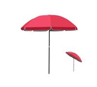 Sombrilla Redonda Azul de 280 cm para Exteriores - Sombrilla de Mercado inclinable de 240 cm para jardín, Playa y Patio. Sombrilla de poliéster de 200 cm con protección UV. Base no incluida.