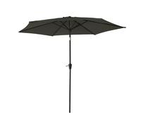 Sombrilla redonda recta hapuna 2,70m diámetro gris