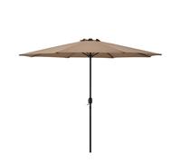 casa.pro Sombrilla Sonn 300 x 230 cm con Manivela para Jardín Patio Terraza Balcón Repelente al Agua Parasol Vara de Acero Beige