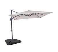 Sombrilla voladiza Pisogne 300x300cm - Sombrilla Premium - Beige | In aldosas rellenables para sombrilla