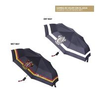 Sombrillas Automático Cambia Color Harry Potter Negro - 53 CM Unisex Cerdà