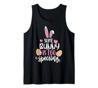 Some Bunny is Eggspecting Baby Shower Announcement Easter Camiseta sin Mangas