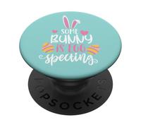 Some Bunny is Eggspecting Baby Shower Announcement Easter PopSockets PopGrip Adhesivo