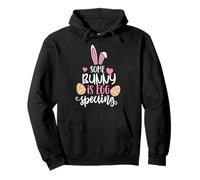Some Bunny is Eggspecting Baby Shower Announcement Easter Sudadera con Capucha