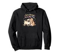 Some Bunny Loves My Pug - Diseño de Perro de Pascua para niños y Mujeres Sudadera con Capucha