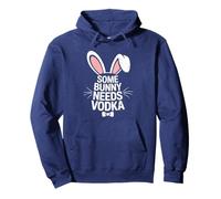 Some Bunny Needs Wodka para Beber en una Divertida Fiesta de Pascua Sudadera con Capucha