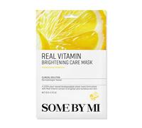 SOME BY MI Mascarilla de cuidado brillante con vitamina real, paquete de 10, hecha de vitamina para una piel de aspecto completo, mascarilla coreana vegana diaria para brillo e hidratación de la piel