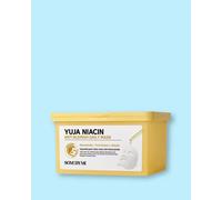 SOME BY MI Yuja Niacin Anti Blemish Daily Mask - 30 hojas, 11.8oz - Mascarilla facial diaria con niacinamida contra manchas oscuras - Solución blanqueadora y radiante para piel pálida - Piel coreana