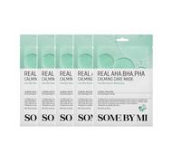 SOME BY MI - Real AHA-BHA-PHA Calming Care Mask - 1pc (5ea) Set