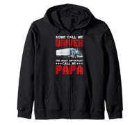 Some Call Me Driver Call Me Papa Funny Trucking Trucker Dad Sudadera con Capucha
