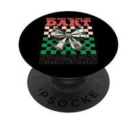 Some Days You Are The Dardos Dardos Chica Coqueta Bow PopSockets PopGrip Adhesivo