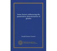 Some factors influencing the quantitative determination of gliadin