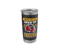 Some Of Us Grew Up Play With Trucks Funny Trucking Trucker Vaso térmico de acero inoxidable de doble pared