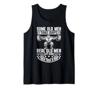 Some Old Men Take Naps Real Old Men Lift Iron Camiseta sin Mangas