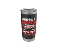 Some People Call Me A Firefighter Dad Firefighters Lovers Vaso térmico de acero inoxidable de doble pared