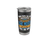 Some People Call Me Kindergarten Teacher Back To School Vaso térmico de acero inoxidable de doble pared